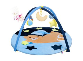 Játszószőnyeg melódiával PlayTo alvó maci kék