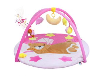 Játszószőnyeg melódiával PlayTo alvó maci rózsaszín