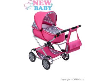 Gyermek babakocsi babáknak 2az1-ben New Baby Rózsi