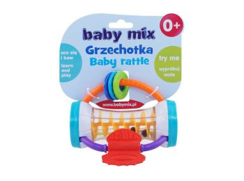 Gyermek csörgő Baby Mix színes henger