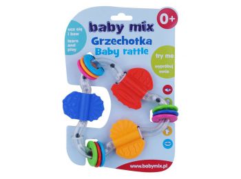 Gyermek csörgő Baby Mix színes háromszög