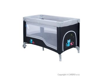 Gyermek utazóágy Baby Mix dark szürke