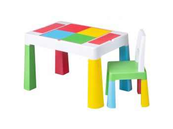 Gyerek szett asztalka székkel Multifun színes