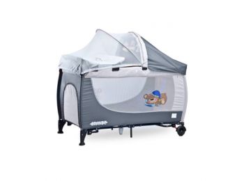 Utazóágy Caretero Grande szürke 2016