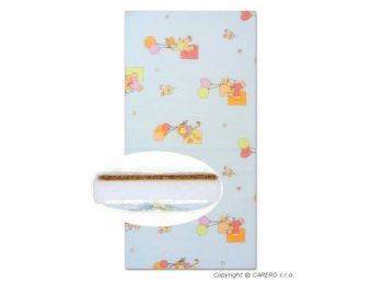 Matrac habszivacs-kókusz réteggel kék különféle mintá