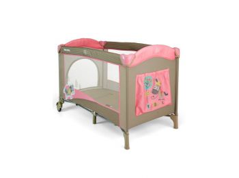 Utazóágy Milly Mally Mirage rózsaszín cow