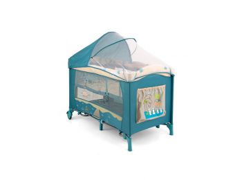 Utazóágy Milly Mally Mirage Deluxe kék bird