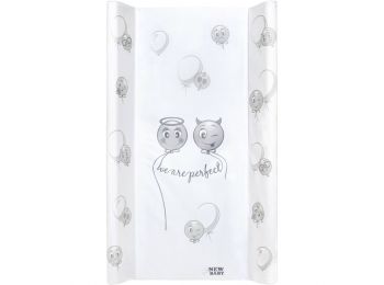 Pelenkázó lap puha New Baby Emotions fehér 80x50