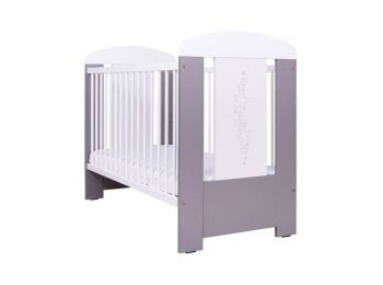 Gyermek kiságy Drewex Csillagok szürke