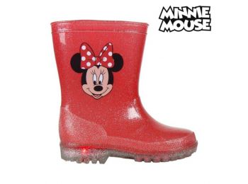 Gyermek Gumicsizma LED világítással Minnie Mouse 73498 Piros Méret 26