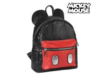 Alkalmi Hátizsák Mickey Mouse 75582 Fekete/piros