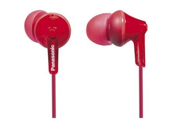 Fejhallgatók Panasonic RP-HJE125E in-ear Piros,