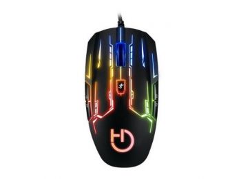 LED Gamer Egér Hiditec GX20 4000 dpi Fekete,