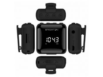 Digitális Hordozható Rádió BRIGMTON BT-125-N Fekete,