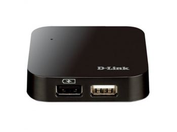 USB elosztó D-Link AAOAUS0119 DUB-H4 USB 2.0 480 Mbit/s,