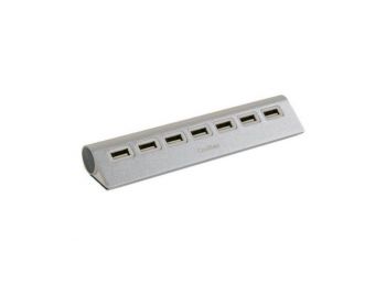 USB elosztó CoolBox COOHU7ALU2 Alumínium (7 port),