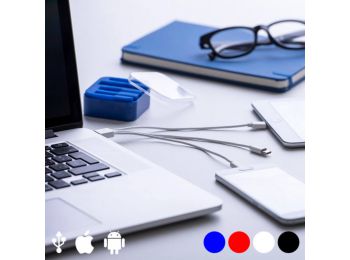 USB Kábel - Micro USB, USB-C és Lightning 145957, Kék