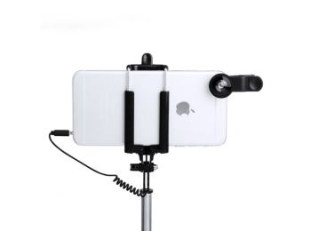 Selfie-bot készlet lencsékkel (5 pcs) 144940, Fekete