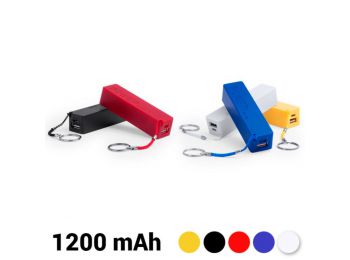 Kulcstartó Power Bank 1200 mAh 144941, Piros