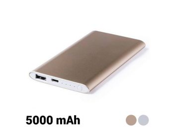 Power Bank 5000 mAh 144960, Ezüstszínű