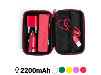 Töltő Készlet 2200 mAh (3 pcs) 144849, Piros