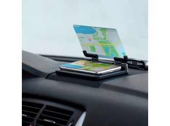 Mobiltartó Tükörrel 145749, Fekete