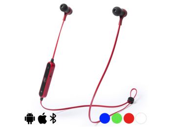 Fejhallgató Bluetooth 145337, Piros