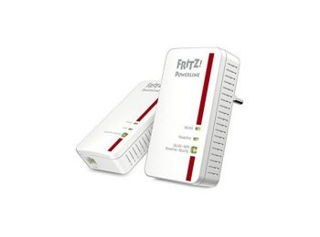 Powerline Fritz! 1240E 300 Mbps WIFI Fehér,