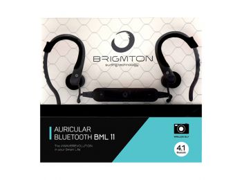 Sport Bluetooth Headset BRIGMTON BML-11 Fekete,