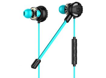 Fejhallgató Mikrofonnal Hiditec GHE010002 (3.5 mm) Fekete K