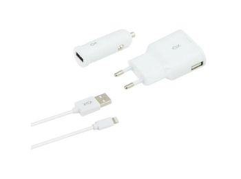 Töltő Készlet (3 pcs) Fehér,