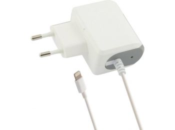 Fali töltő Lightning 1a iPhone Fehér,