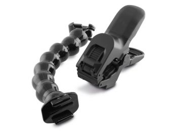 Rugalmas Támogatás Csipesszel Sportkamera számára Fekete