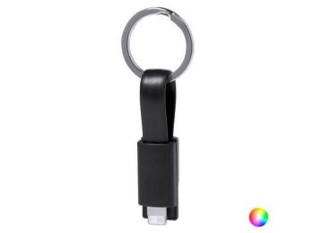 Kulcstartó Micro USB kábellel és Világítással 145741, Fehér