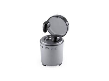 Bluetooth Headset Mikrofonnal FM USB 3W Ezüst színű 146192, Ezüst színű