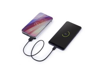 Vezetéknélküli Ppower Bank 5000 mAh 146139, Ezüst szín