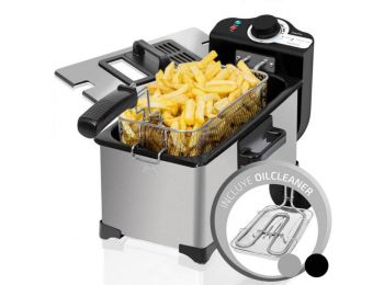Cecotec Cleanfry 3 L 2000W Olajsütő, Ezüst színű