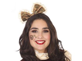 Fejpánt Steampunk Masni Mintás