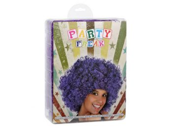 Göndör haj paróka Bohóc Lila 117488