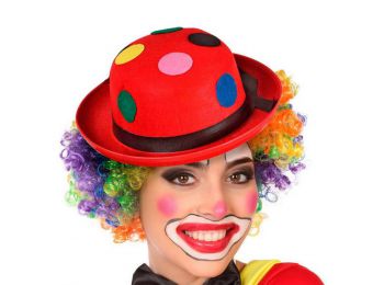 Kalap Bohóc Piros 114542