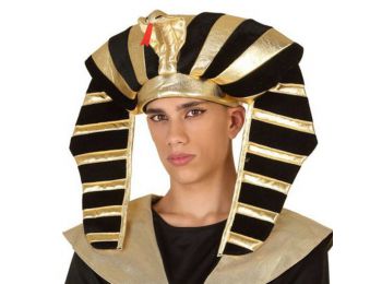 Fáraó fejdísz Többszínű Fekete