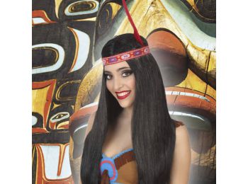 Paróka Indiai nő Barna 116768