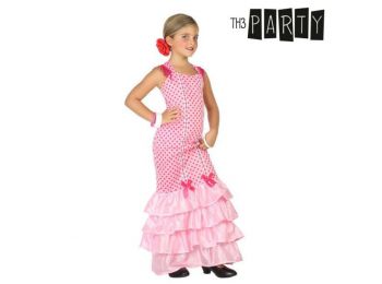 Flamenco táncos Rózsaszín Gyerek jelmez, 7-9 éves kor