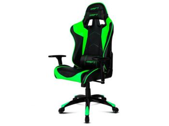 DRIFT DR300BG 90-160º Hab, Gamer Szék, Fekete-Zöld