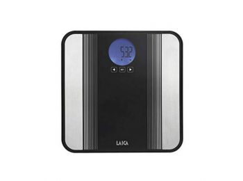 LAICA PS5012 LCD Fekete Digitális Fürdőszobai Mérleg