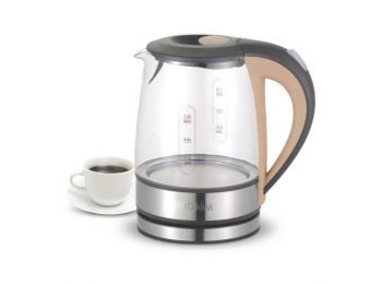 Kiwi KK-3320, Vízforraló, 1,2 L 1630W Üveg