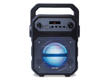 Daewoo DSK-345B LED 15W Fekete, Hordozható bluetooth hangsz