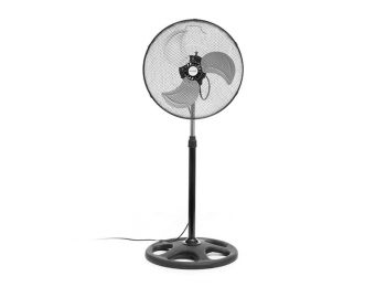 InnovaGoods Home Climate Ipari álló ventilátor, 45 cm, 75W, fekete
