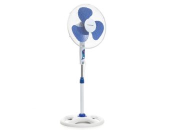 InnovaGoods Home Climate álló ventilátor, 40 cm, 50W, fehér-kék