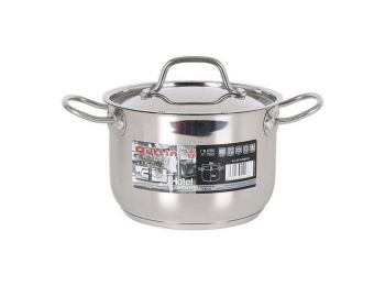 Quttin Serpenyő Rozsdamentes acél fedéllel, Szürke, 20 x